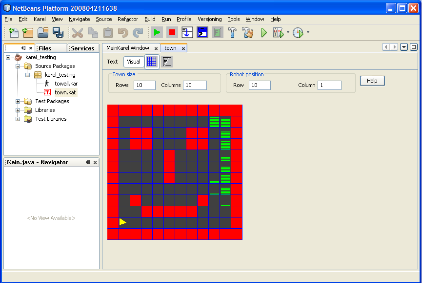 town visual editing